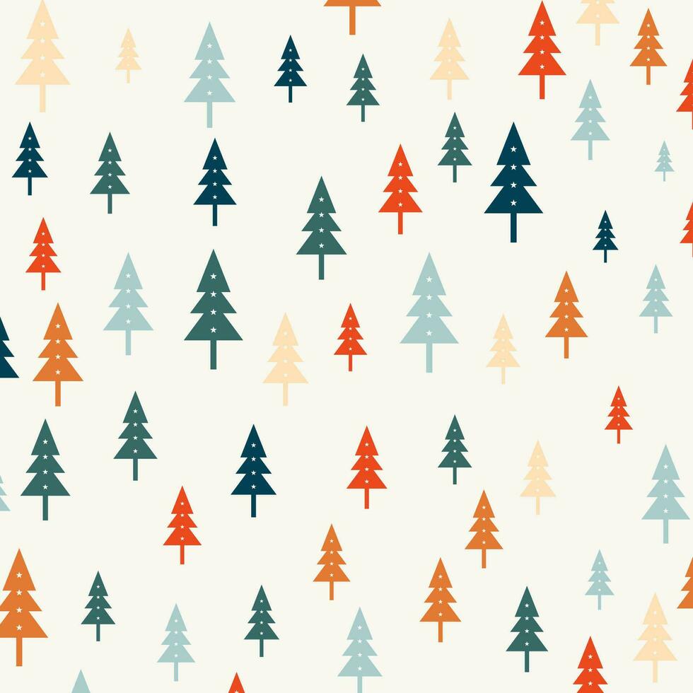 Kerstmis achtergrond met Kerstmis boom patroon ontwerp vector