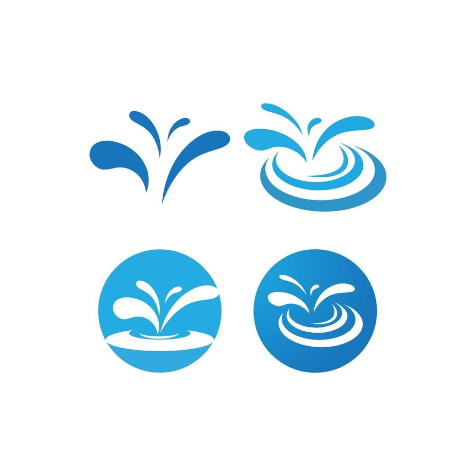 water splash logo vector