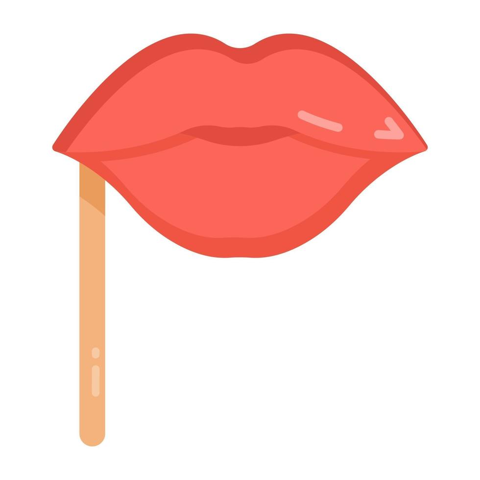 lippen feest prop vector