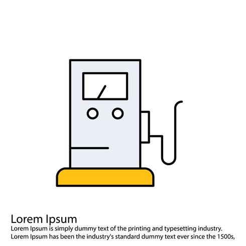 Vector gas pictogram