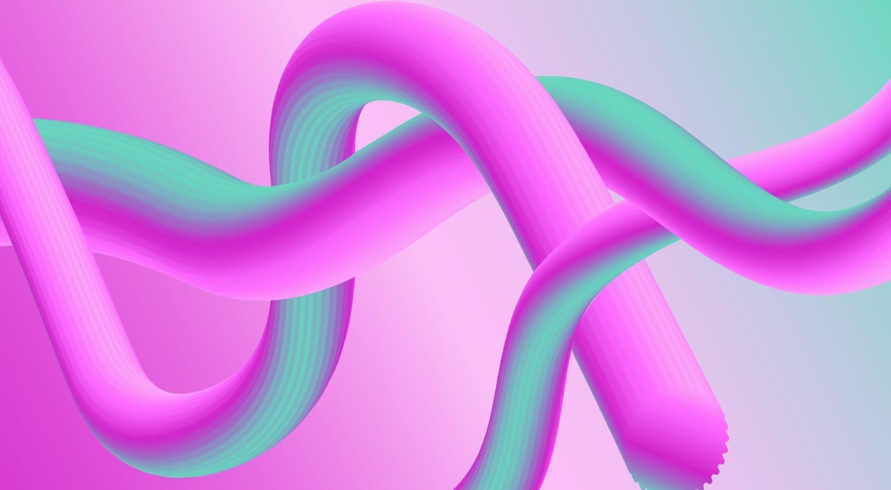blauw en roze vloeibaar abstract ontwerp vector