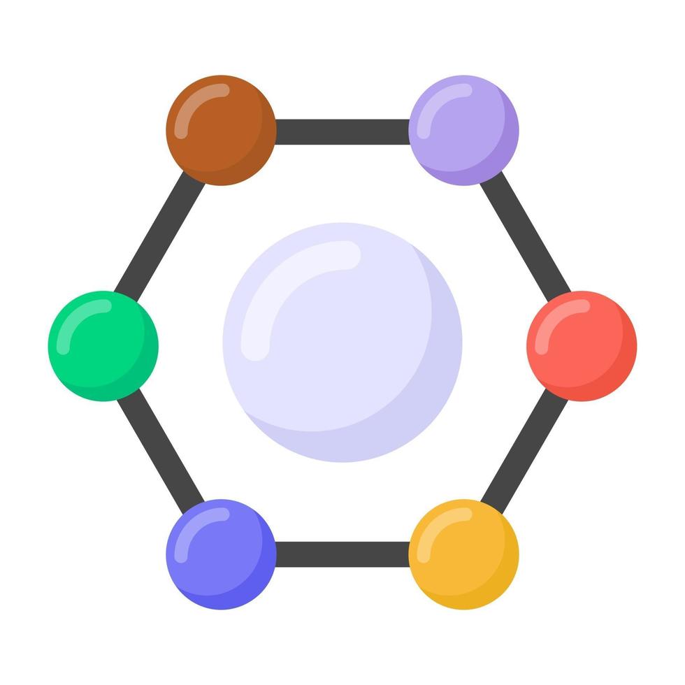 knooppunten netwerk en verbinding vector