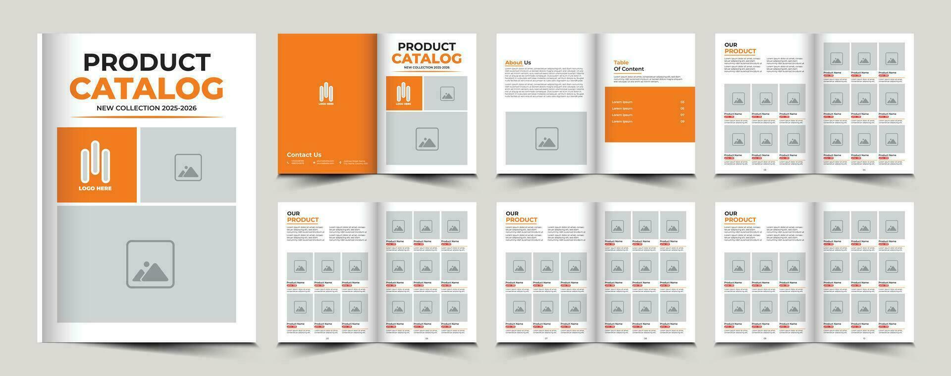 Product catalogus of catalogus sjabloon ontwerp vector