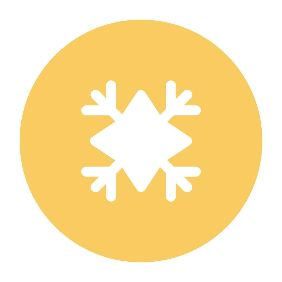 pak van sneeuwvlokken vlak icoon vector