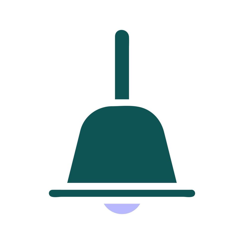 klok icoon solide groen Purper kleur Pasen symbool illustratie. vector