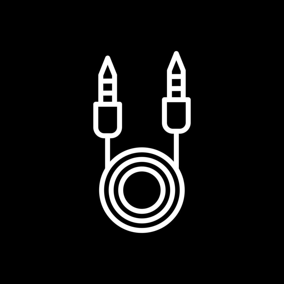 geluid kabel vector icoon ontwerp