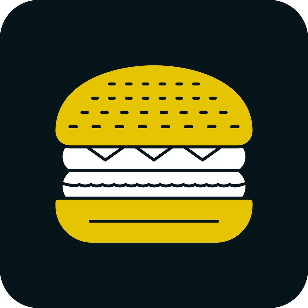 rundvlees hamburger vector icoon ontwerp