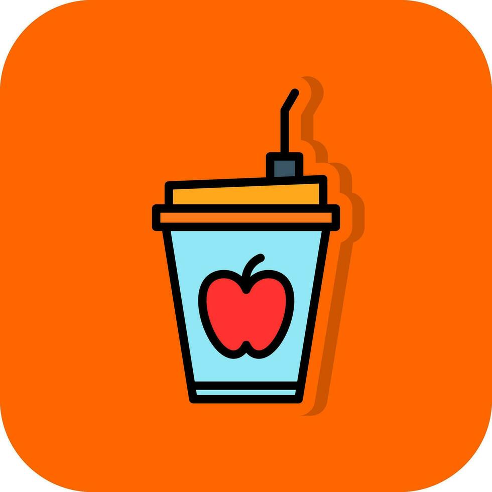 fruit smoothie vector icoon ontwerp