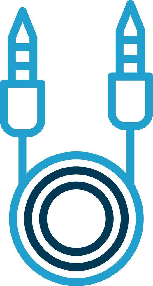 geluid kabel vector icoon ontwerp