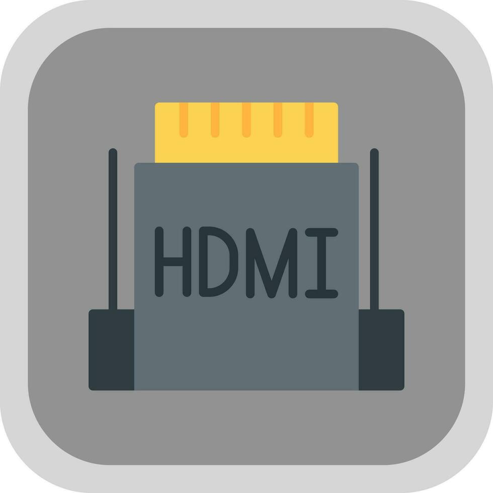 hdmi vector icoon ontwerp