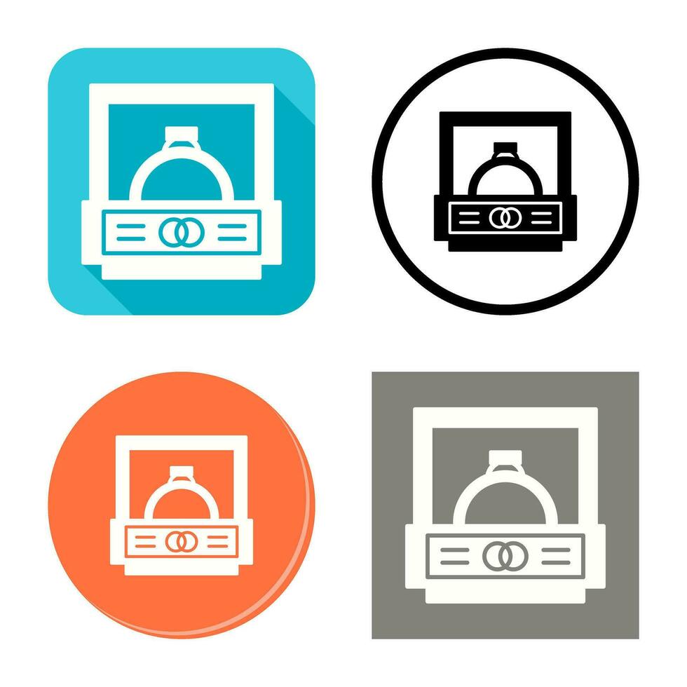 trouwring vector pictogram