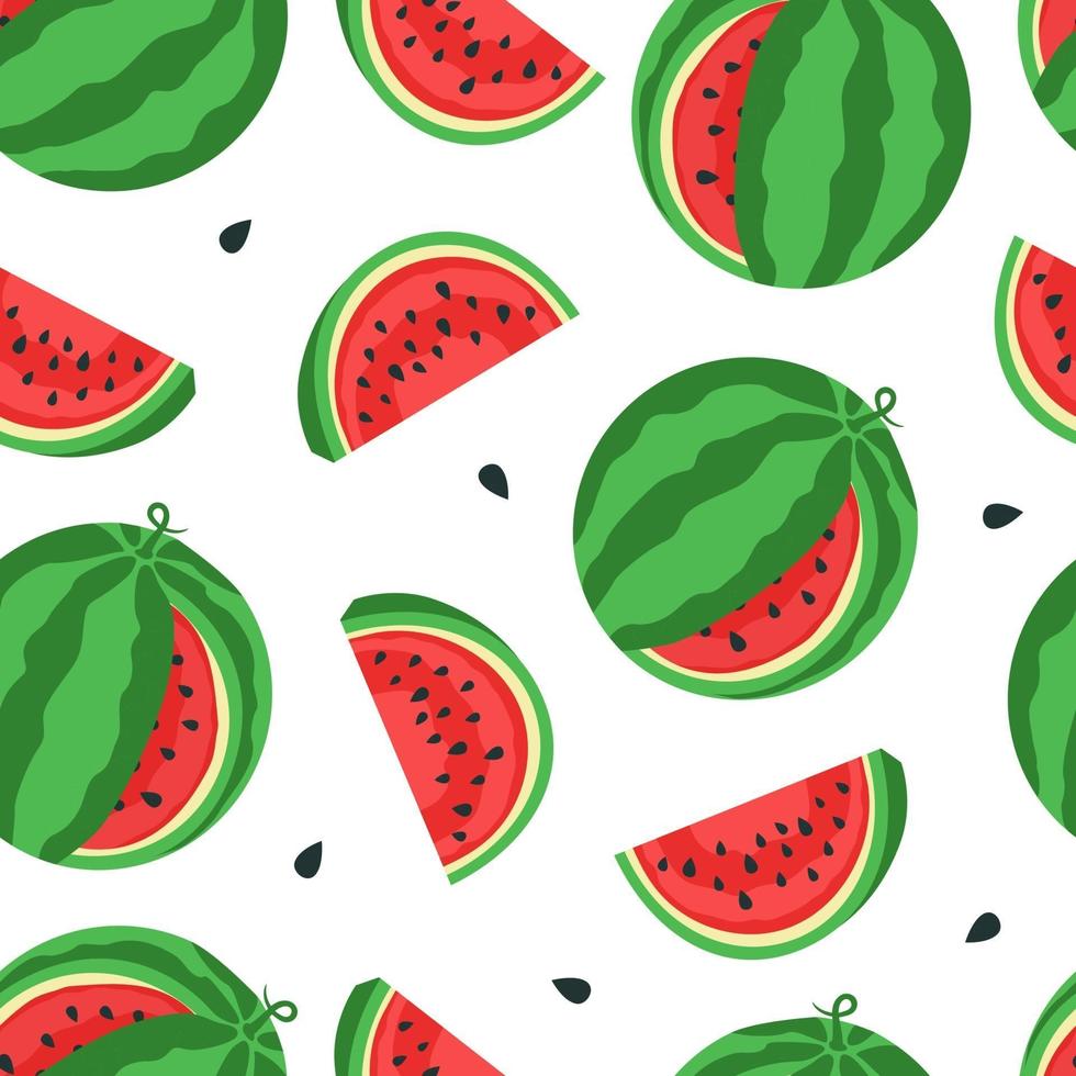 watermeloen patroon. vector