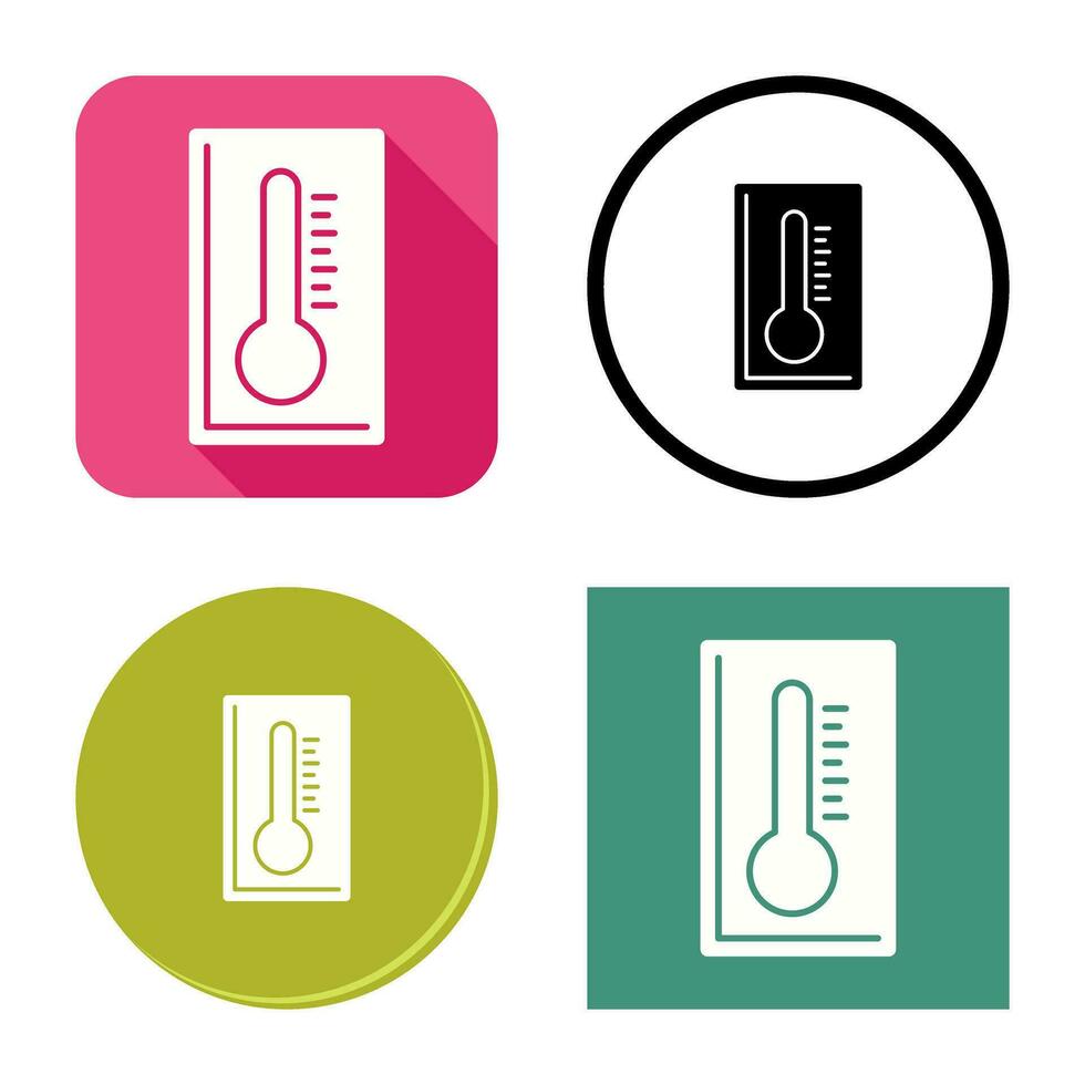 thermometer vector pictogram