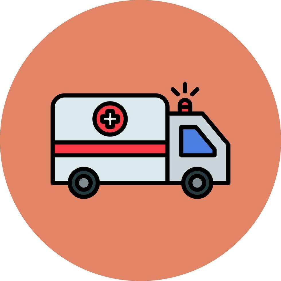 ambulance vector pictogram