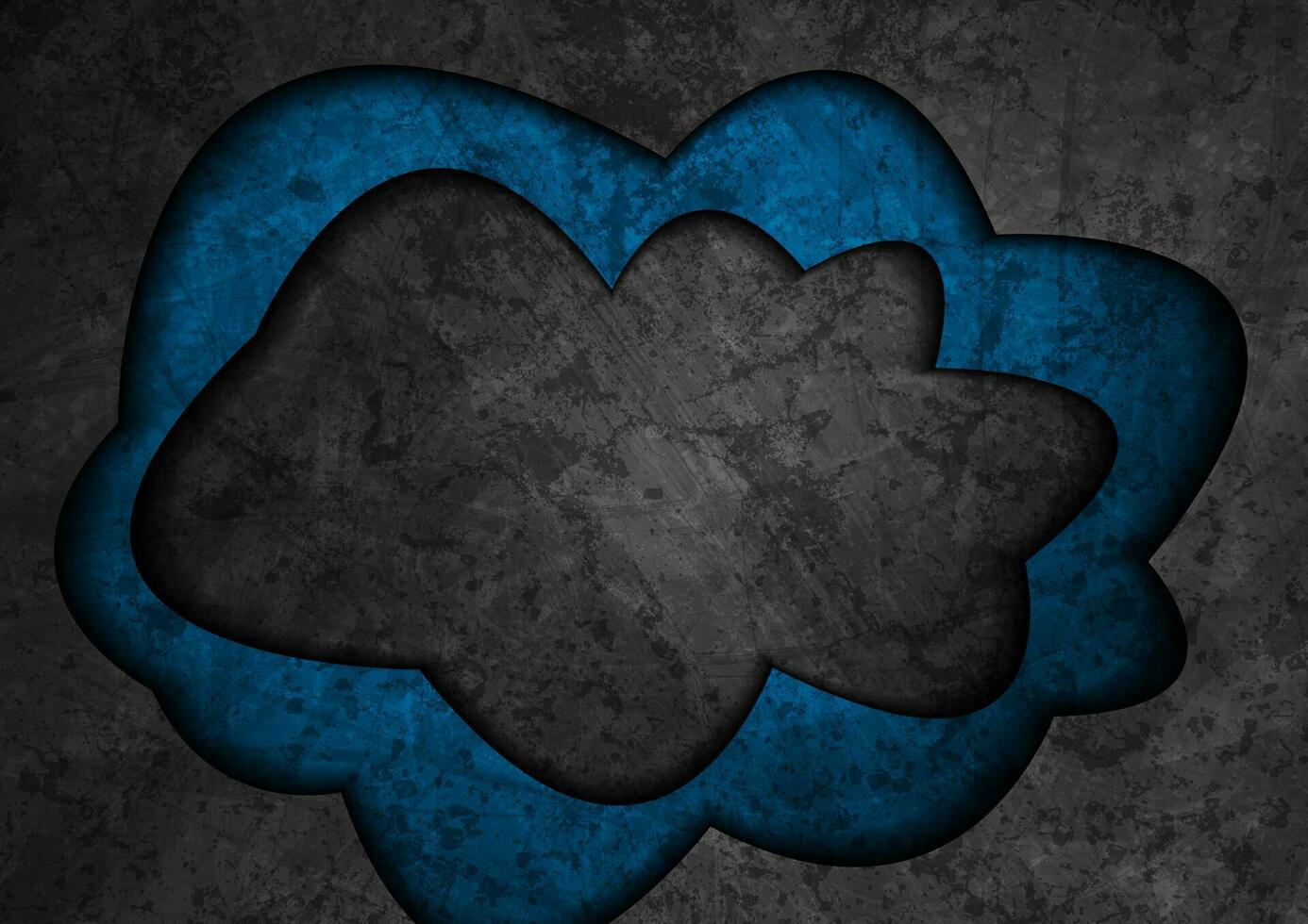 donker blauw en zwart abstract zakelijke golvend grunge achtergrond vector