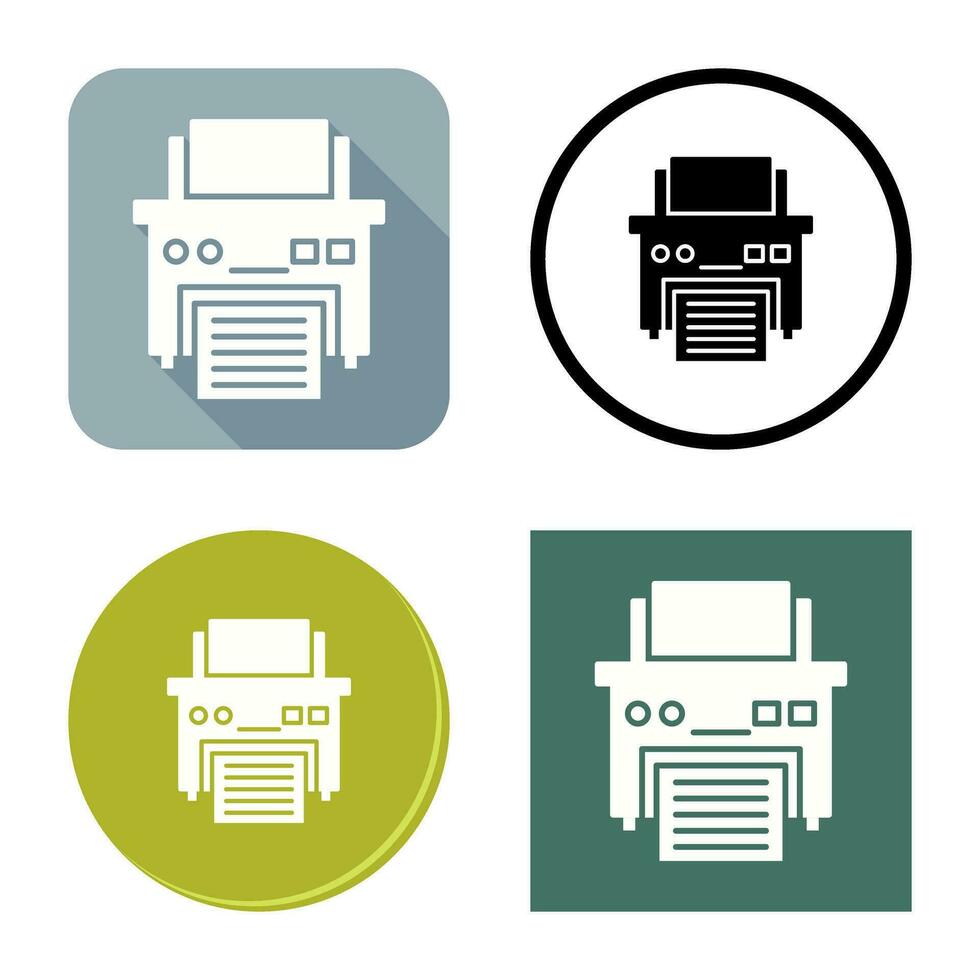 printer vector pictogram