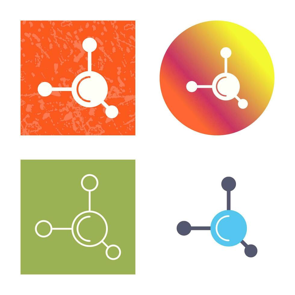 molecuul vector pictogram