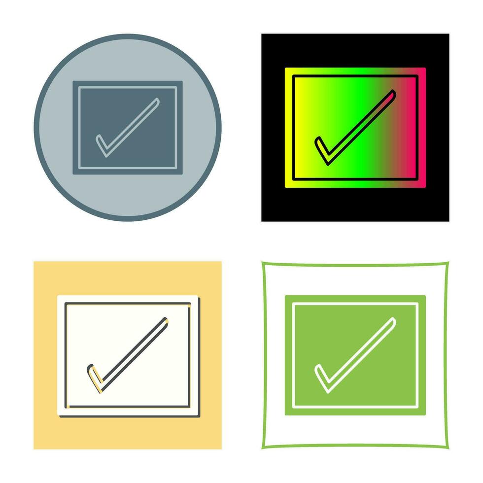 checkbox vector icoon