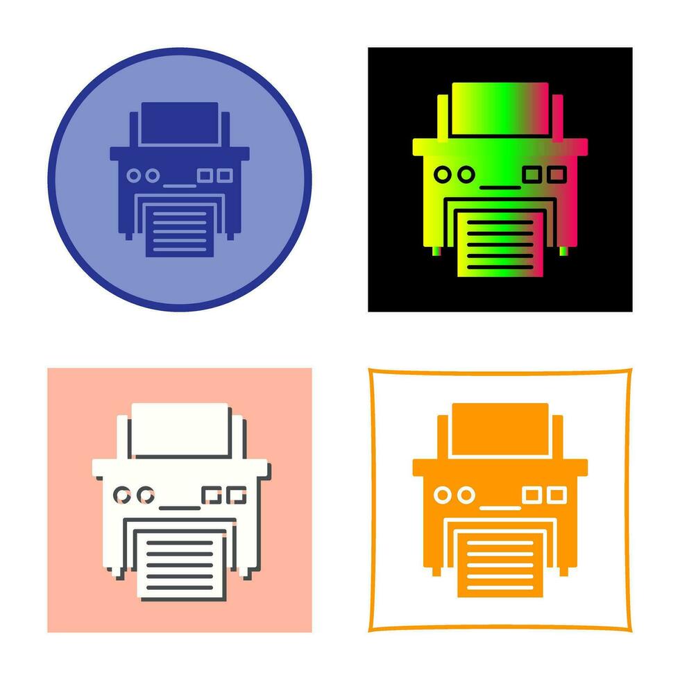 printer vector pictogram