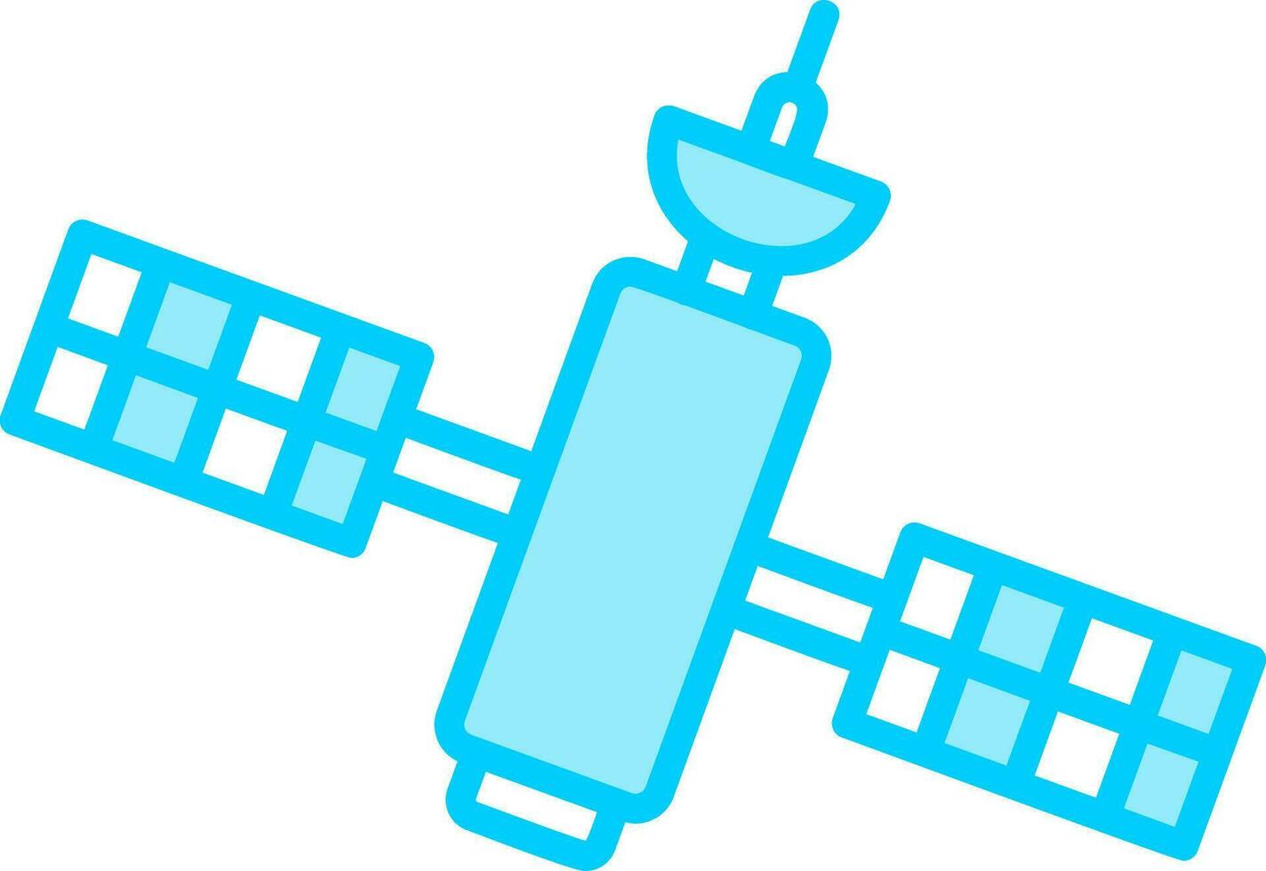 satelliet vector pictogram