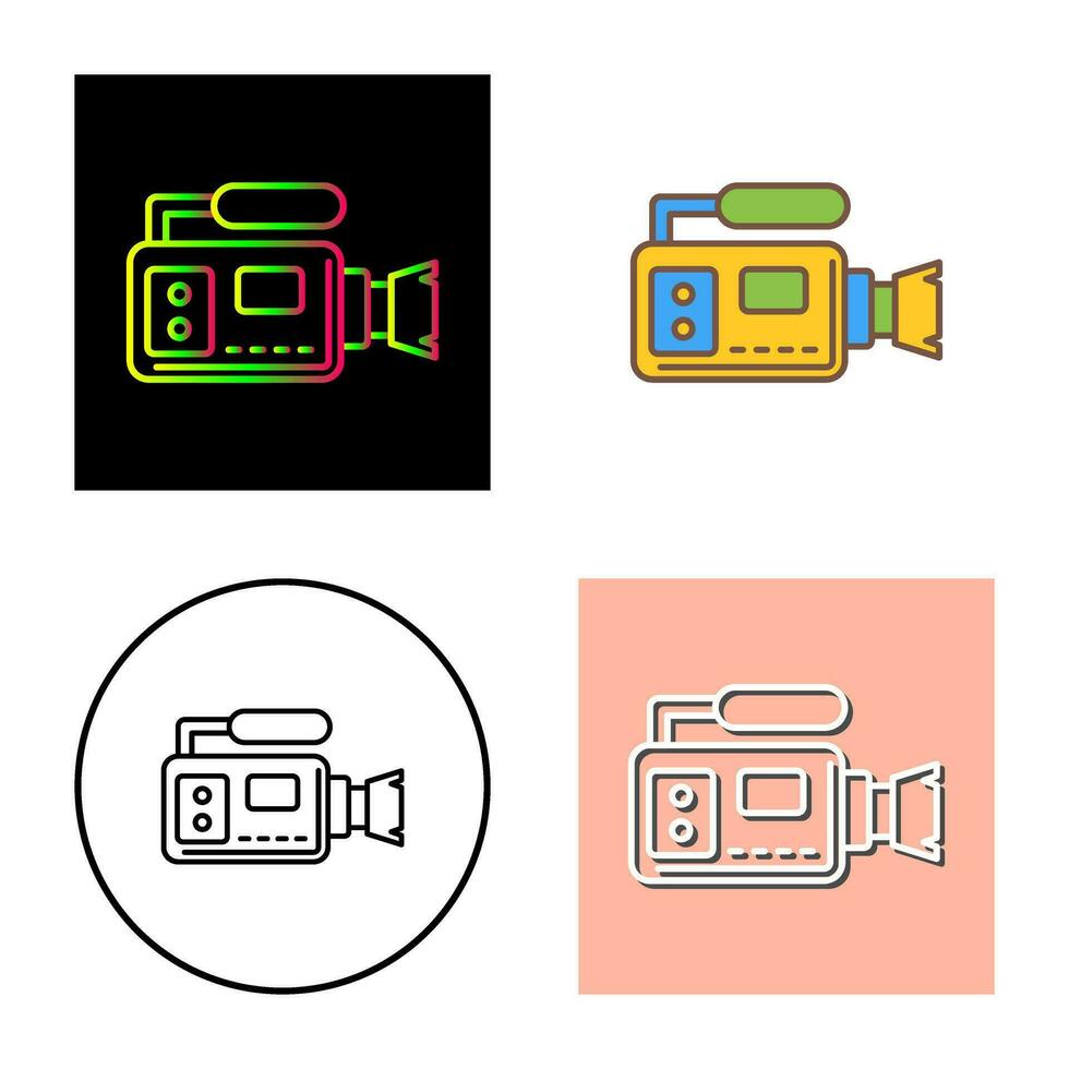 videocamera vector pictogram