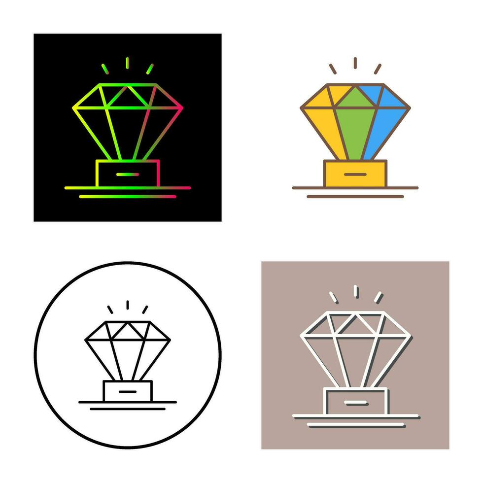 diamant vector pictogram