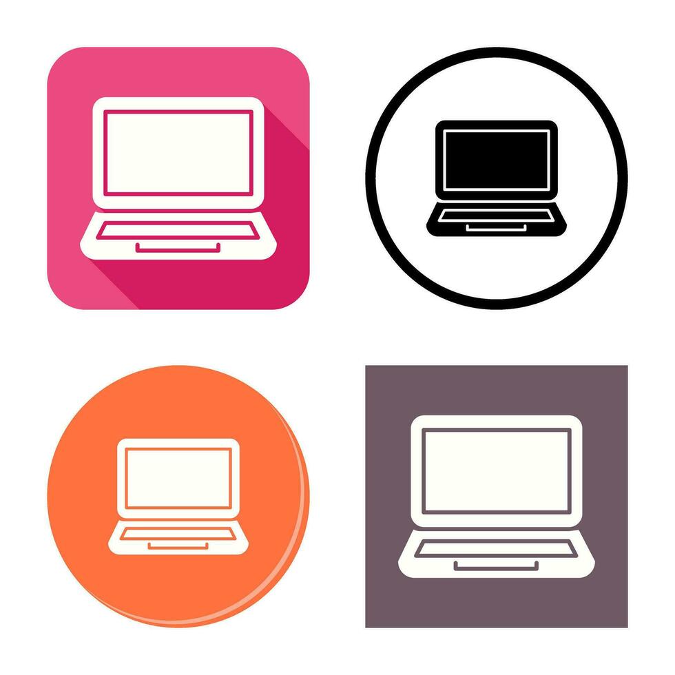 laptop vector pictogram