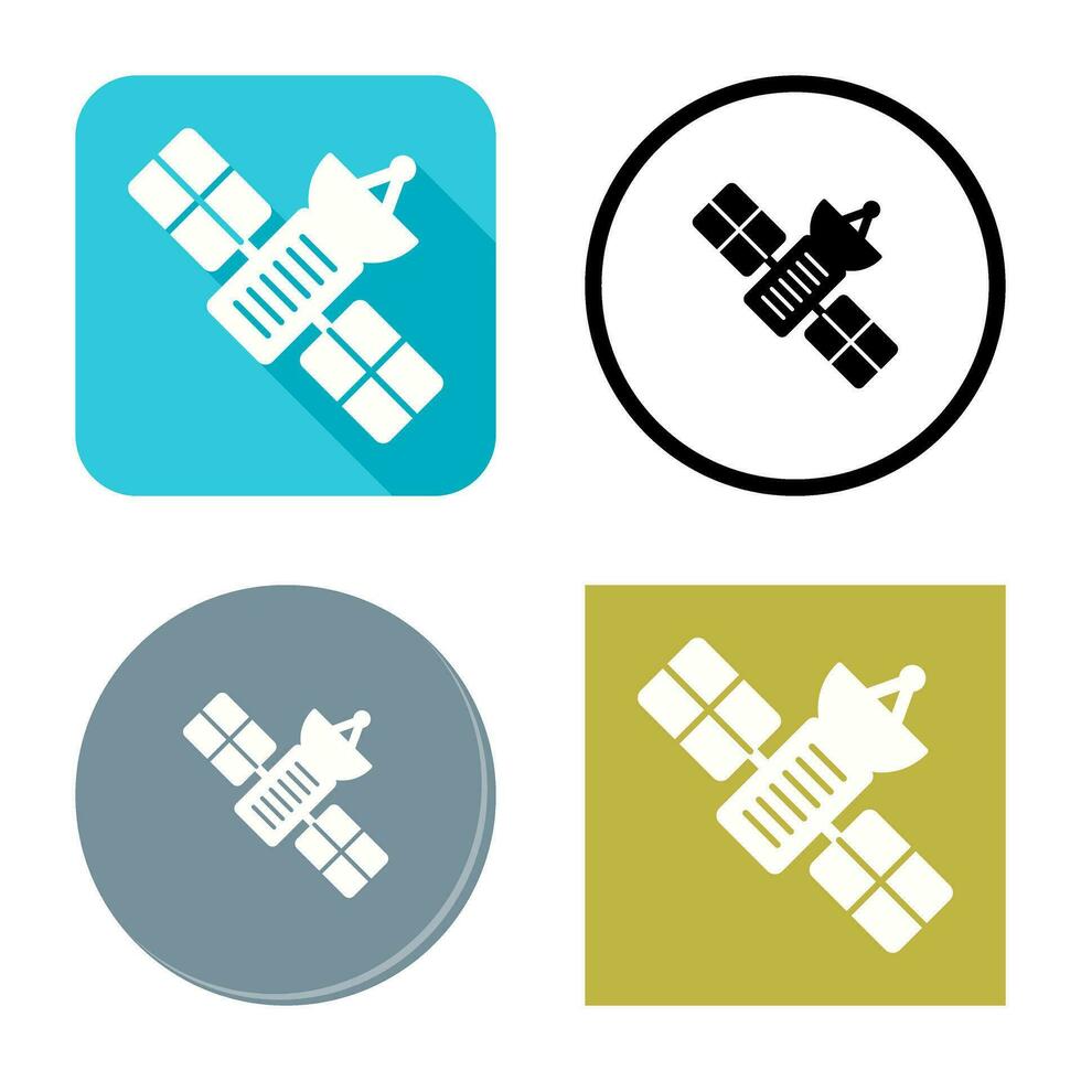 satelliet vector pictogram