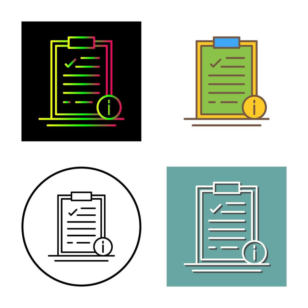 info vector pictogram