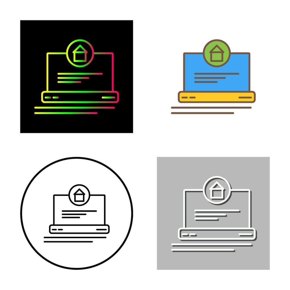 laptop vector pictogram