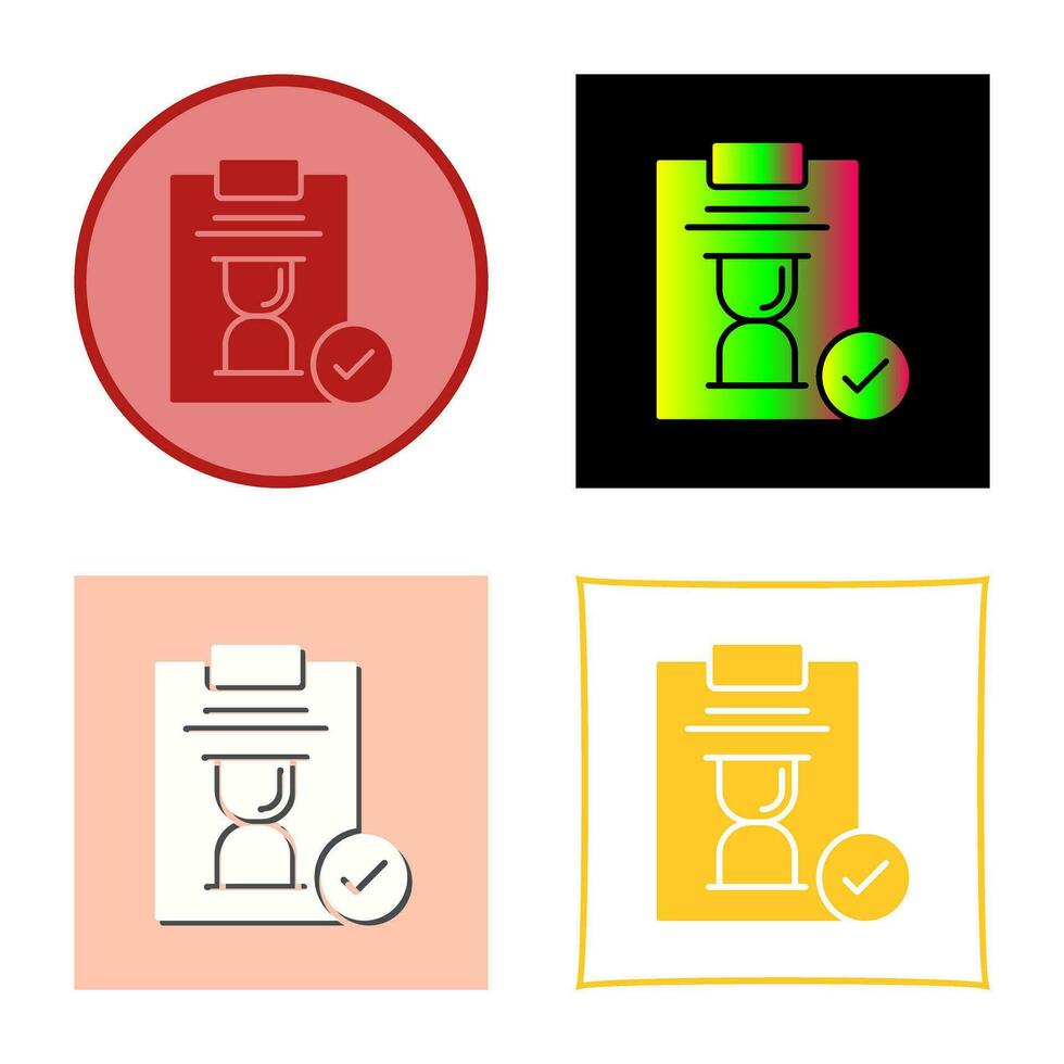 zandloper vector pictogram