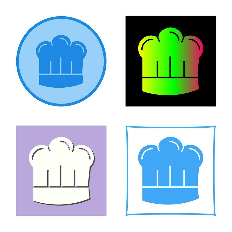 chef hoed vector icon