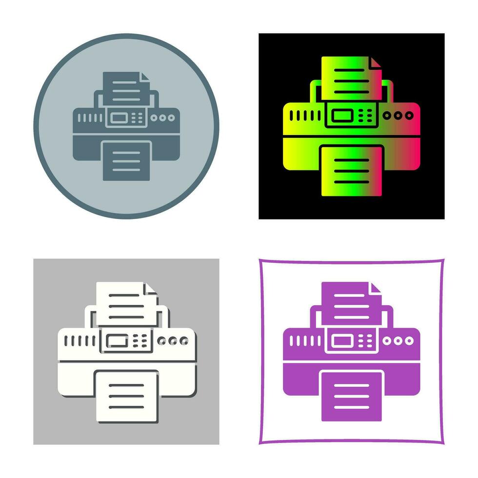 printer vector pictogram