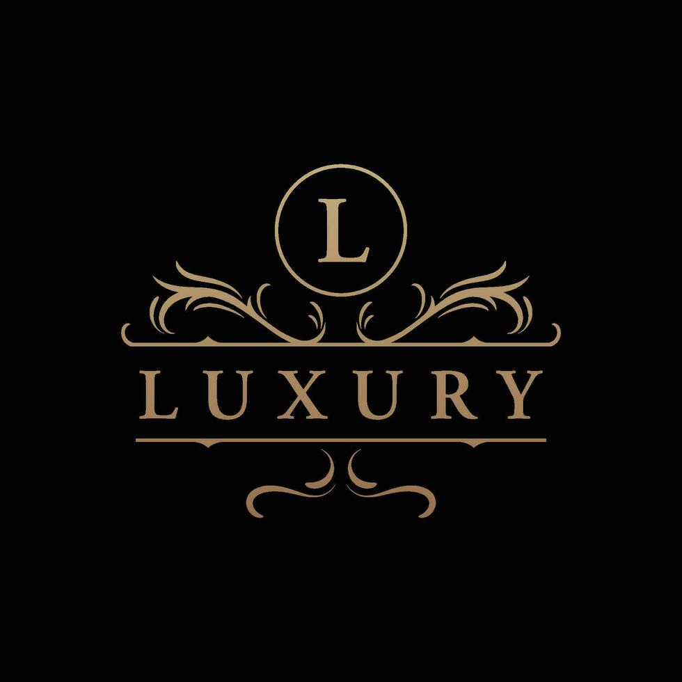 luxueus monogram ornament logo ontwerp in retro wijnoogst stijl. logo voor etiketten, restaurants, ondernemingen, hotels. vector