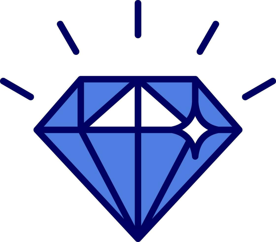 diamant vector pictogram