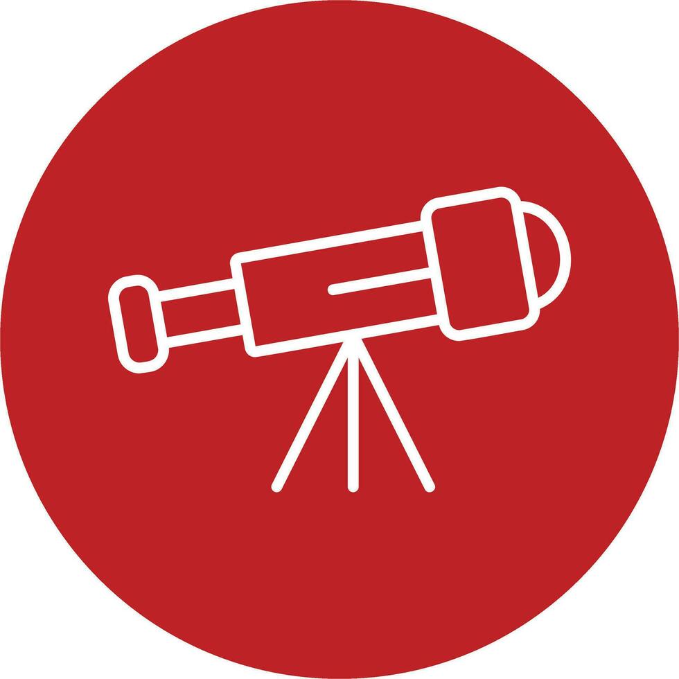 telescoop vector pictogram