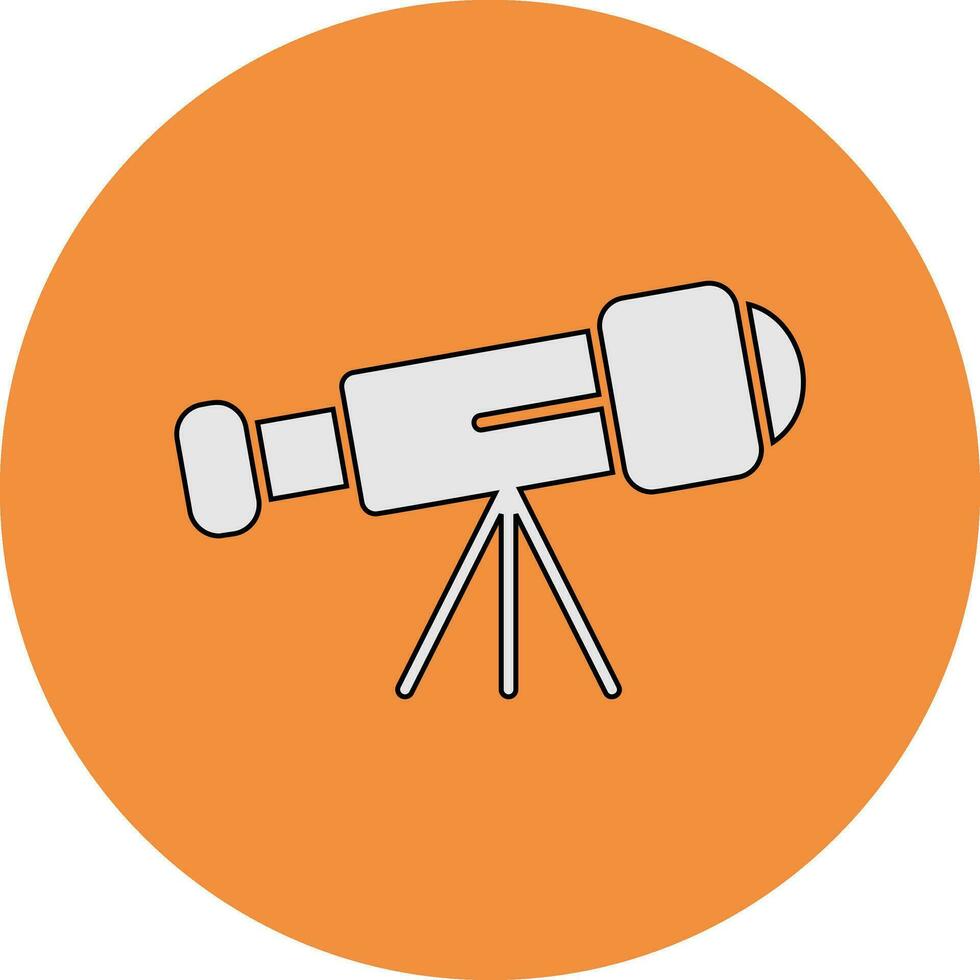 telescoop vector pictogram