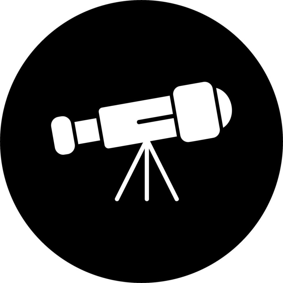 telescoop vector pictogram