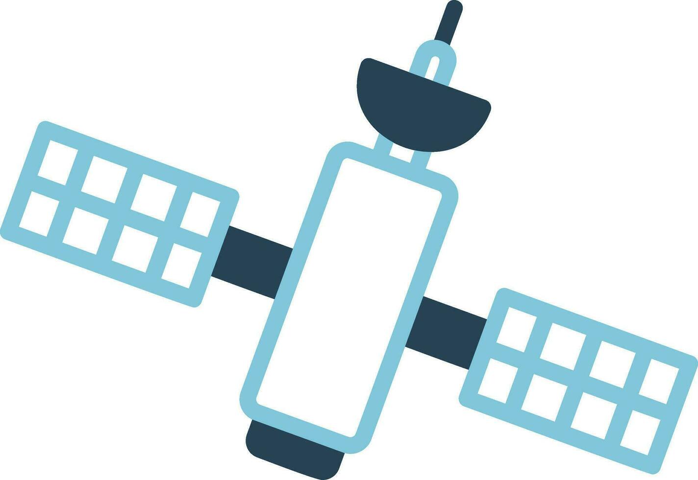 satelliet vector pictogram