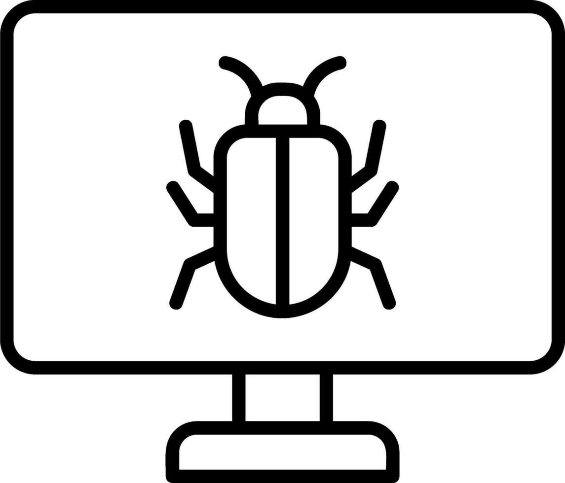 bug vector pictogram