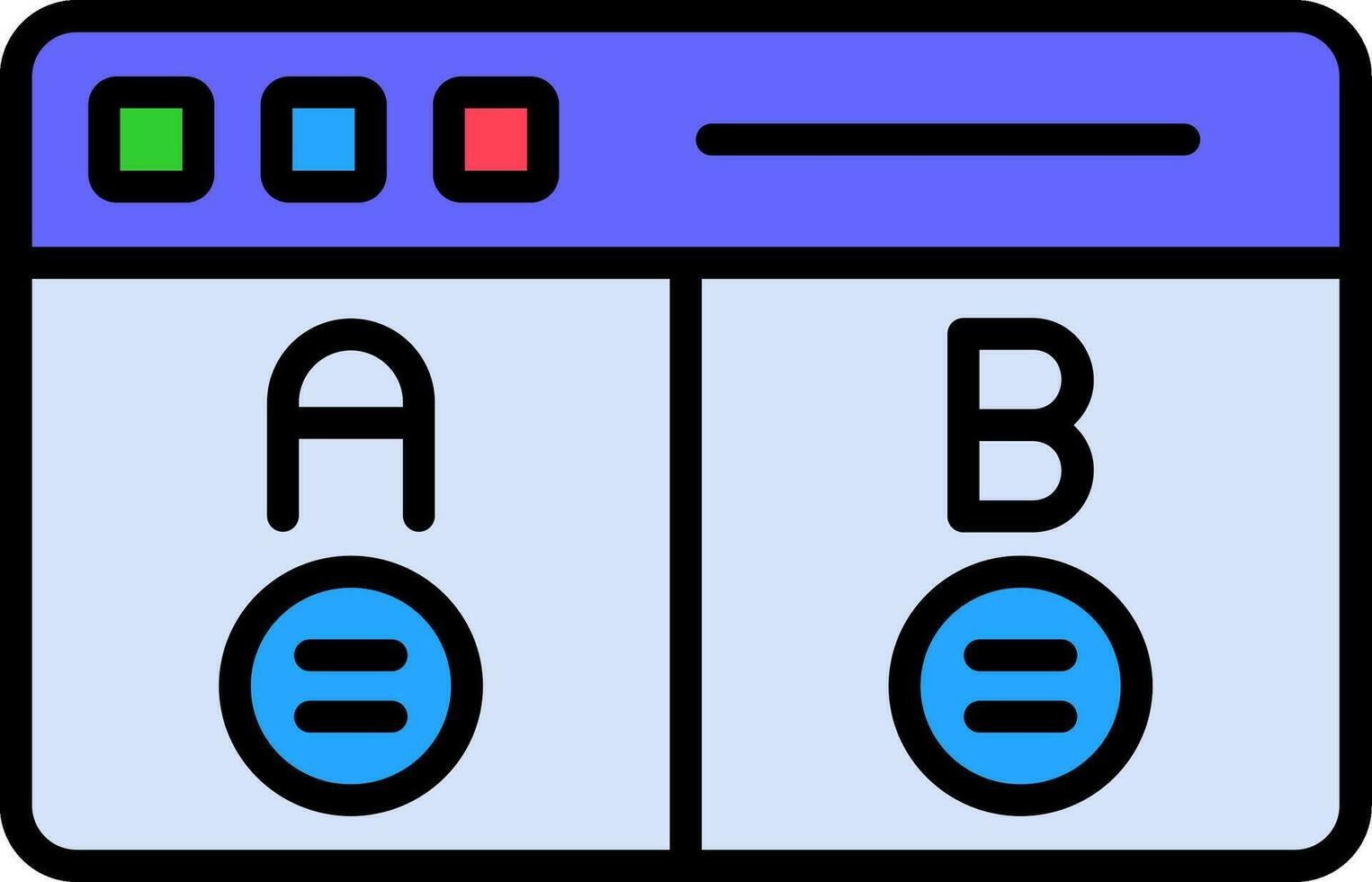 vector pictogram testen