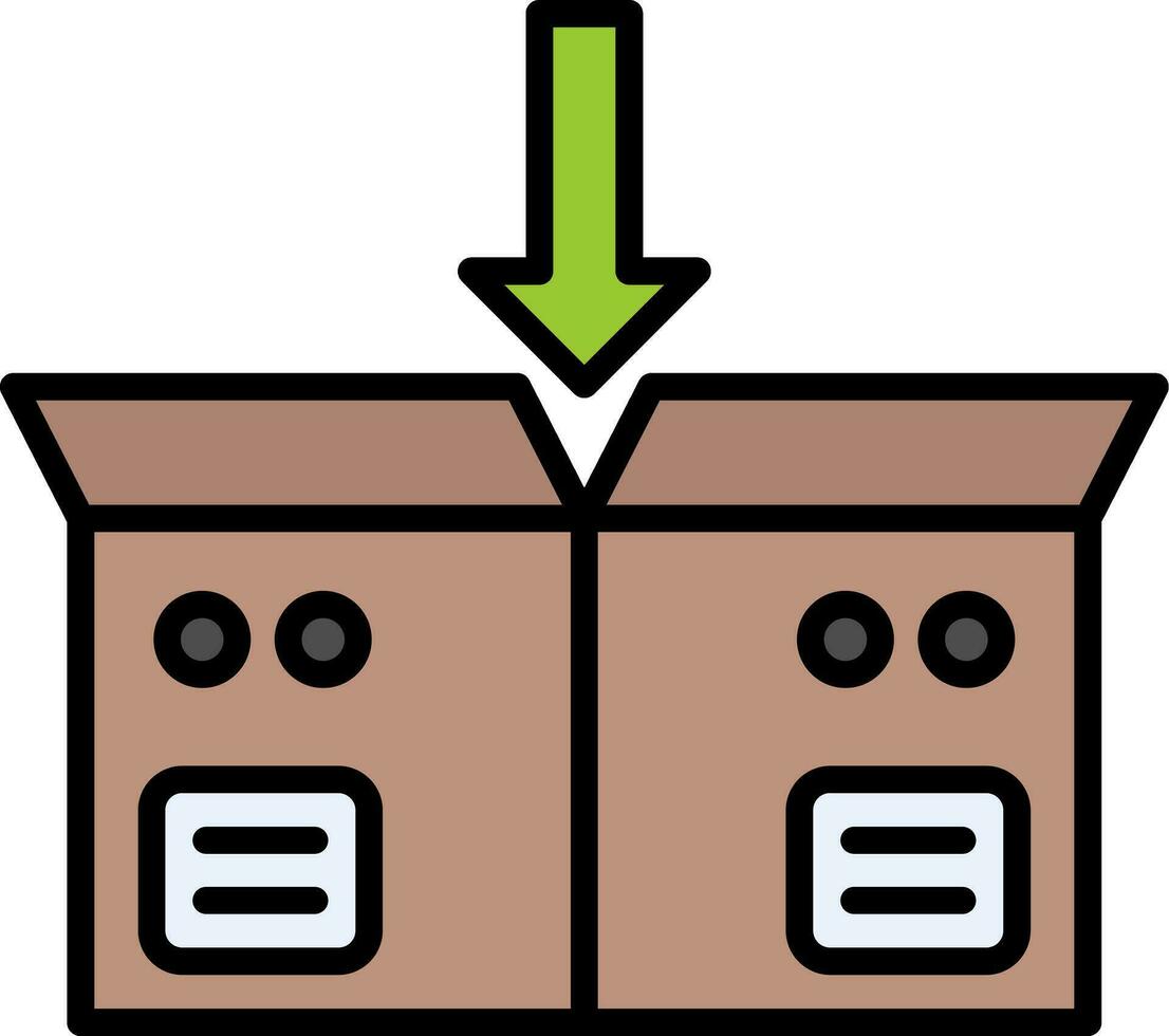 pakket vector pictogram