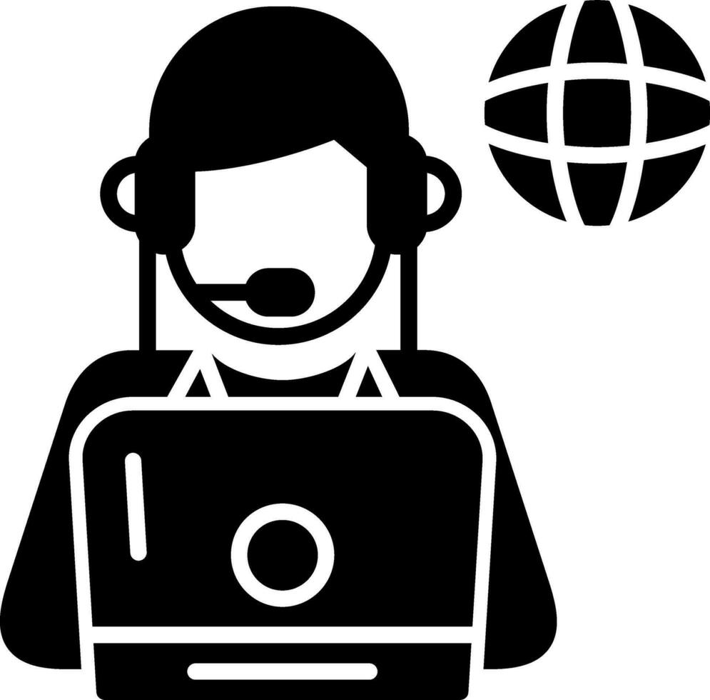 help desk vector pictogram