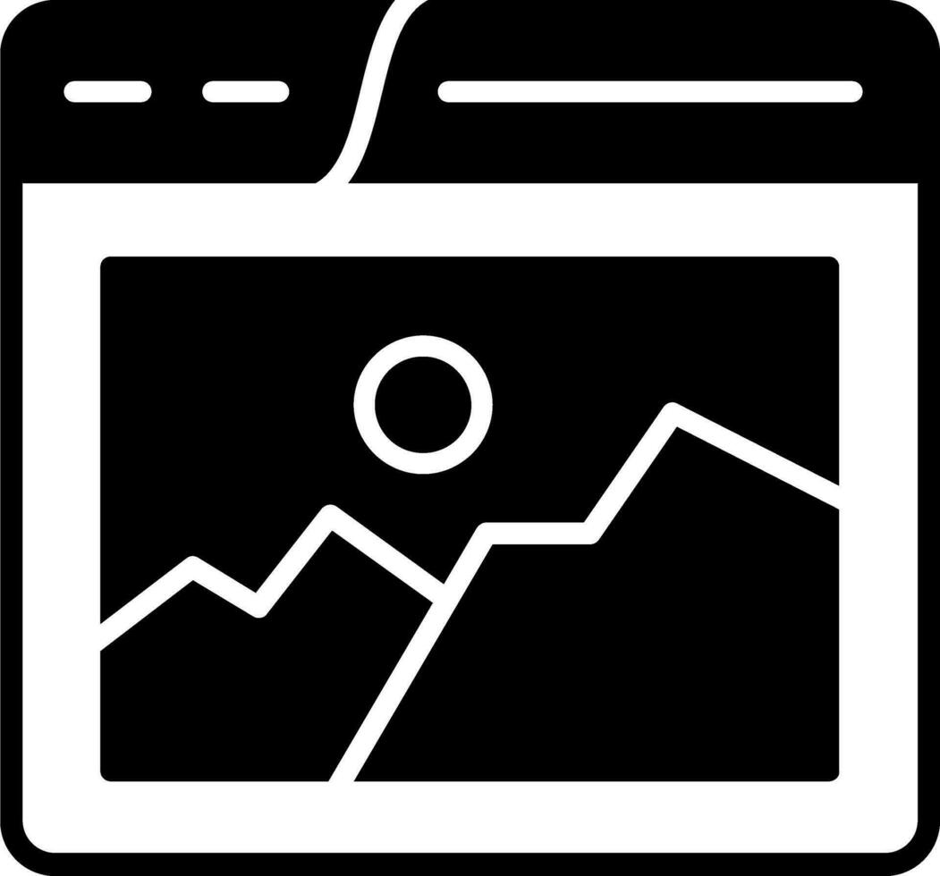 galerij vector pictogram