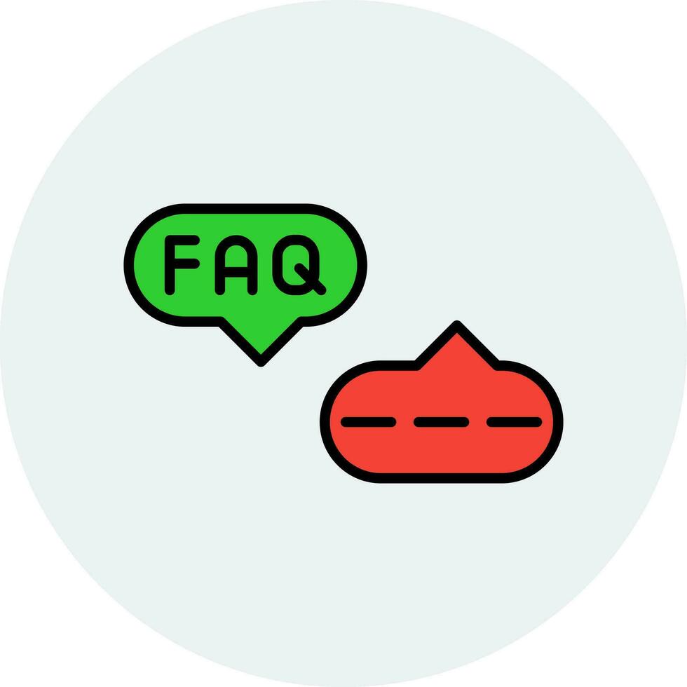 FAQ vector icoon