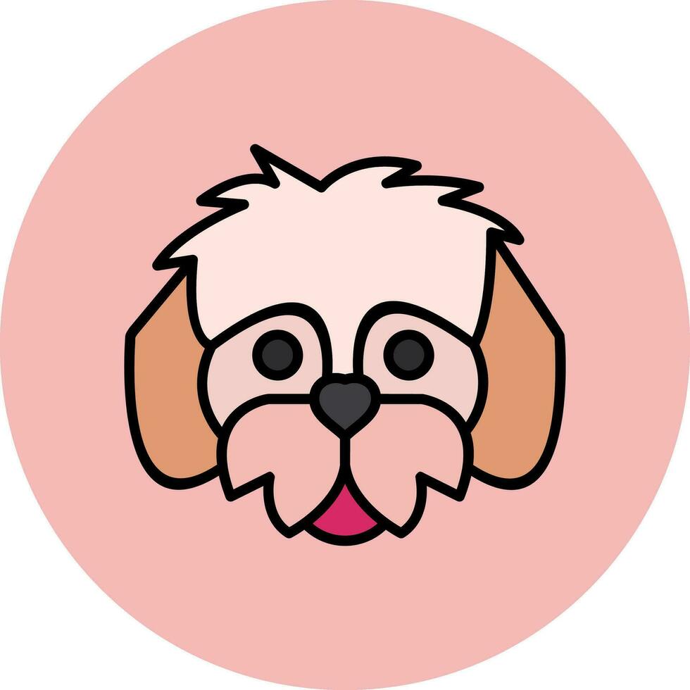 shih tzu vector icoon