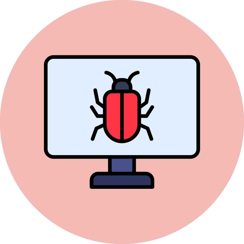 bug vector pictogram