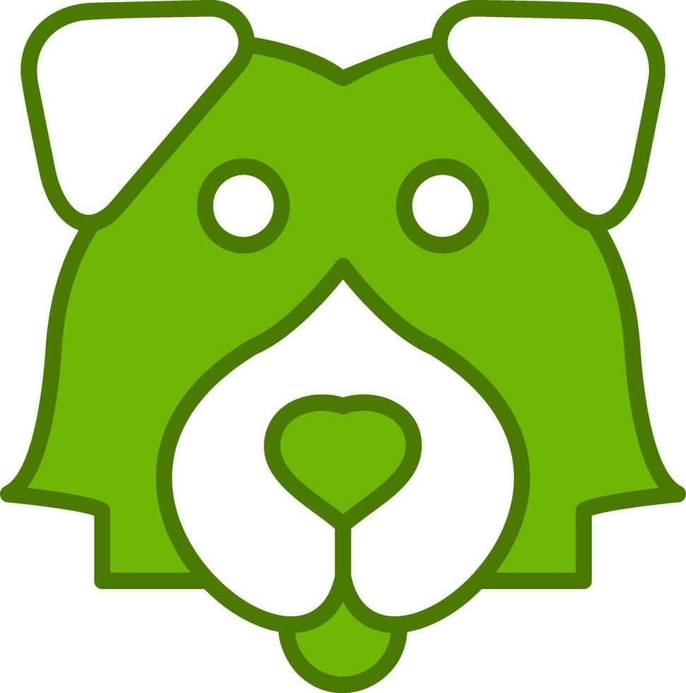 shetland herdershond vector icoon