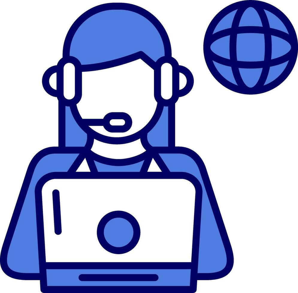 help desk vector pictogram