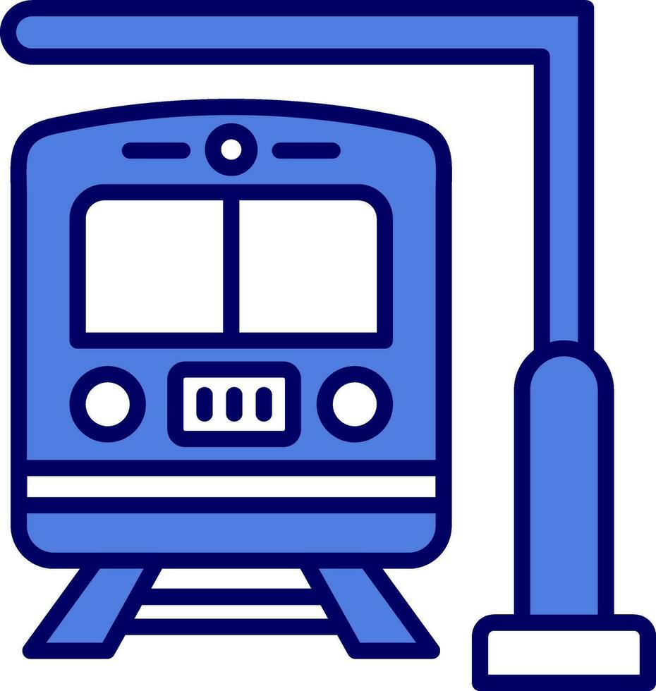 trein station vector icoon